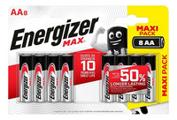 Energizer Max pile AA - 8 pièces