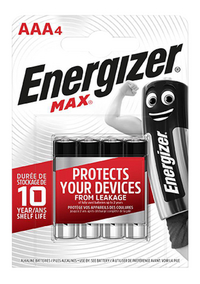Energizer Max AAA-batterij - 4 stuks