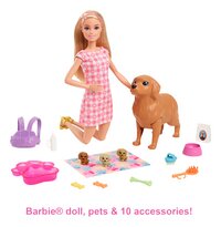 Barbie speelset Pasgeboren puppies-Afbeelding 2