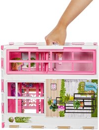 Barbie Maison de poupées moderne avec poupée-Image 1