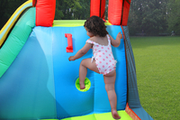 Happy Hop springkasteel met waterglijbaan Jump and Splash Double Blaster-Afbeelding 5