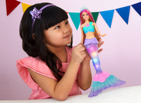 Barbie mannequinpop Dreamtopia Zeemeermin met twinkelende lichtjes-Afbeelding 3