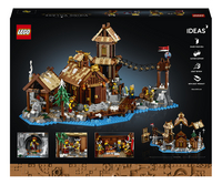 LEGO Ideas 21343 Vikingdorp-Achteraanzicht