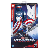 Hasbro Actiefiguur Captain America Brave New World Deluxe Titan Captain America