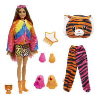 Barbie mannequinpop Cutie Reveal Jungle - Tijger-Vooraanzicht
