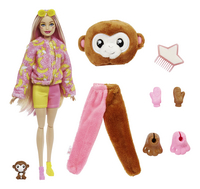 Barbie poupée mannequin Cutie Reveal Jungle - Singe-Avant