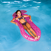 Swim Essentials hamac aquatique Neon rose-Image 1