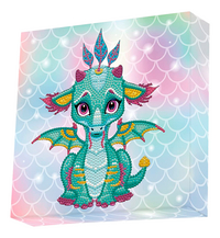 Diamond Dotz Box Ariel Baby Dragon-Rechterzijde