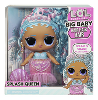 L.O.L. Surprise! pop Big Baby Hair Hair Hair - Splash Queen 28 cm-Vooraanzicht