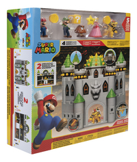 Set de jeu Super Mario Bowser Castle Deluxe-Côté gauche