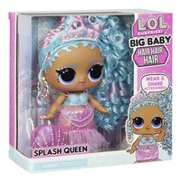 L.O.L. Surprise! pop Big Baby Hair Hair Hair - Splash Queen 28 cm-Linkerzijde