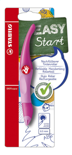 STABILO rollerball Easy Start pour droitiers rose