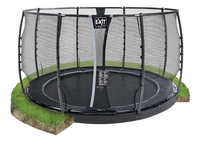 EXIT trampoline enterré avec filet de sécurité Dynamic Groundlevel Ø 3,66 m noir-Côté gauche