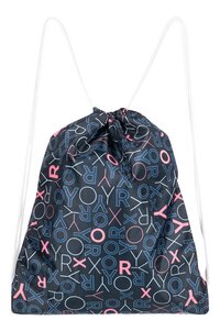 Roxy sac de gymnastique Light as a Feather Printed Anthracite Lettring Value Line