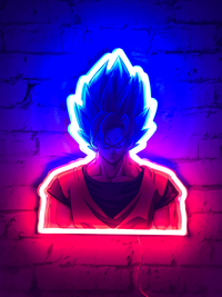 Teknofun lampe décorative Dragon Ball Super Saiyan Goku