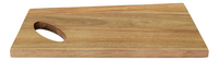 Point-Virgule planche de service en bois rectangulaire