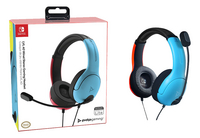 PDP LVL40 Stereo Gaming Headset Nintendo Switch rood/blauw-Vooraanzicht