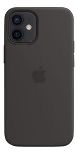 Apple siliconen cover MagSafe voor iPhone 12 mini zwart