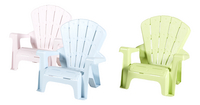 Chaise de jardin pour enfants Lounge bleu pastel-Détail de l'article