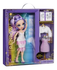Rainbow High poupée mannequin Fantastic Fashion - Violet-Côté gauche