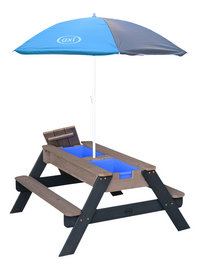 AXI kinderpicknicktafel met parasol Nick Sand & Water antraciet
