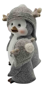 Figurine Pingouin avec petit-Côté droit