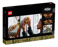 LEGO Icons 10314 Bloemstuk met gedroogde bloemen-Achteraanzicht