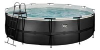 EXIT piscine avec filtre à sable Ø 4,88 x H 1,22 m Black Leather