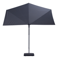 Madison parasol de balcon Sun Wave 1,5 x 3 m taupe-Détail de l'article
