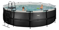 EXIT piscine avec filtre à sable Ø 4,88 x H 1,22 m Black Leather-Image 3