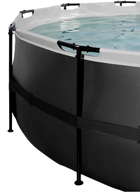 EXIT piscine avec coupole et pompe à chaleur Ø 4,5 x H 1,22 m Black Leather-Détail de l'article
