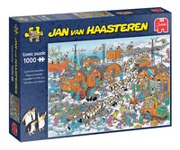 Jumbo puzzel Jan Van Haasteren Zuidpool Expeditie-Linkerzijde