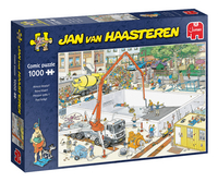 Jumbo puzzel Jan Van Haasteren Bijna Klaar?-Linkerzijde
