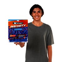 Zuru X-Shots Insanity navulling 200 pijltjes-Afbeelding 1