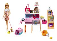 Barbie Careers Dierenwinkel Speelset - met 4 Huisdieren, Verzorgingsplek, Toonbank & Kassa-commercieel beeld