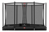 Berg trampoline enterré avec filet de sécurité Ultim Favorit Inground L 3,3 x Lg 2,2 m Dark Grey-Avant