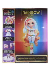 Mannequinpop Rainbow High Color & Create-Achteraanzicht