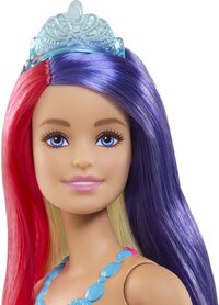 Barbie Dreamtopia Prinsessen Barbie Pop met Lang Gekleurd Haar - Speelset-Bovenaanzicht