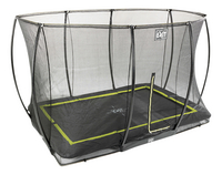 EXIT trampoline enterré avec filet de sécurité Silhouette Ground L 3,05 x Lg 2,14 m noir-Vue du haut