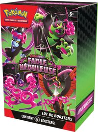 Pokémon Trading cards 6.5 Bundle EV Fable nébuleuse 6 boosters FR