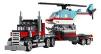 LEGO Creator 3 en 1 31146 Le camion remorque avec hélicoptère-Avant