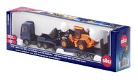 Siku Vrachtwagen MAN met dieplader en JCB-shovel 1:87