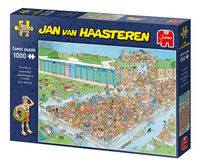 Jumbo puzzel Jan Van Haasteren File aan het Zwembad-Rechterzijde
