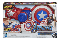 Nerf Avengers Power Moves Captain America - Lanceur de bouclier-Avant