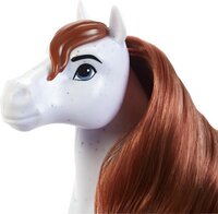 Spirit Untamed cheval blanc tacheté avec crinière brune-Détail de l'article