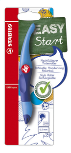 STABILO rollerball Easy Start pour droitiers bleu
