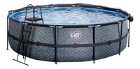 EXIT piscine avec coupole et pompe à chaleur Ø 4,88 x H 1,22 m Stone-Détail de l'article