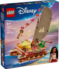 LEGO Disney Princess Le bateau d’aventure de Vaiana 43270