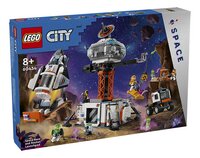 LEGO City 60434 La station spatiale et la base de lancement de fusées-Côté gauche