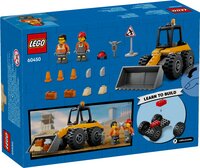LEGO City La chargeuse de chantier jaune 60450-Arrière